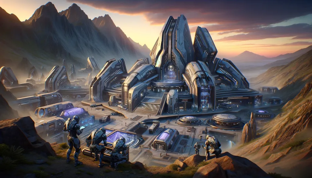 The Apex Pioneers Base, A Harmonious Blend of Ancient Wisdom and Futuristic Vision.